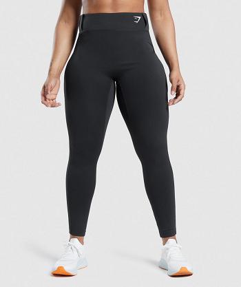 Leggins Gymshark Deporte Mujer Negras | CO 2860JPQ